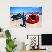 クレイグ・ブレドラブとアートアーフォン（クロップ） ポスター (ホームオフィス)