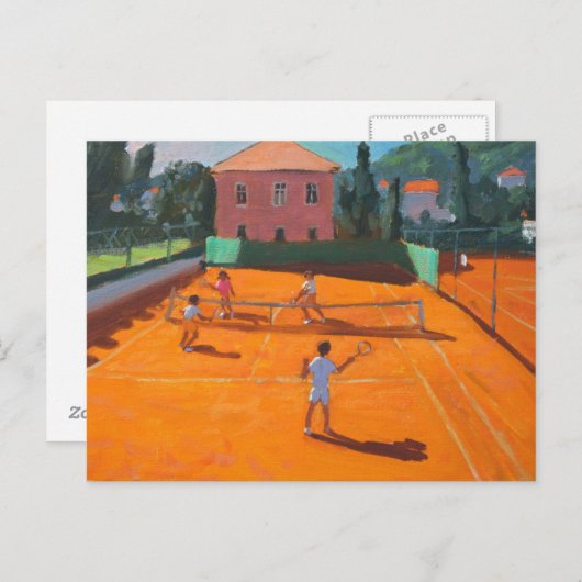 クレイコートテニスラパドクロアチア2012 ポストカード (正面/裏面)