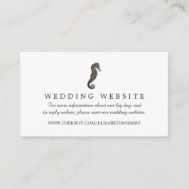 クレイシーホースビーチ結婚式サイト エンクロージャーカード