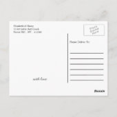 クレイシーホースビーチ結婚式サンキュー ポストカード (裏面)