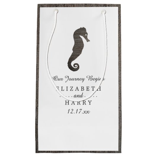 クレイシーホースビーチ結婚式 スモールペーパーバッグ (正面)