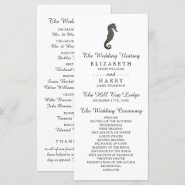 クレイシーホースビーチ結婚式 プログラム