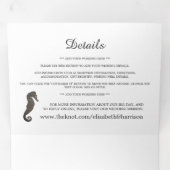 クレイシーホース結婚ズスイート 三つ折り招待状 (内部最初)