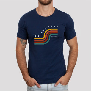 クレイシーレトロカラフルの美的クリスチャン Tシャツ