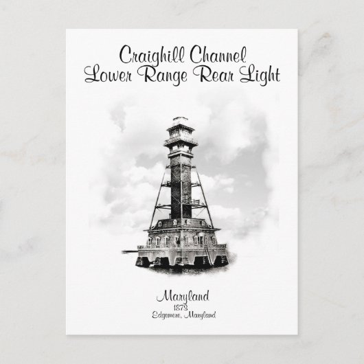 クレイジルチャンネル下部範囲リアライト – Md ポストカード (正面)