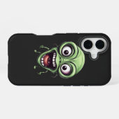 クレイジーで面白いエイリアン iPhone 16ケース (裏面横)