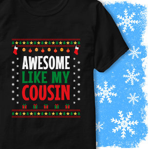 クレイジーなおじ Christmas Sweater Style Tシャツ