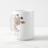 クレイジーなかっこいいキリン コーヒーマグカップ (正面左)