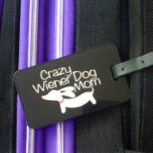 クレイジーなウィーンダッグママの旅行ギフト ラゲッジタグ