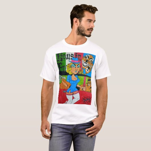 クレイジーなヒスパニック系従兄弟 Tシャツ (正面フル)