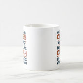 クレイジーなレスリングコーチの引用 コーヒーマグカップ (中央)