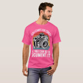 クレイジーは直せない 記録するしかない P Tシャツ (正面フル)