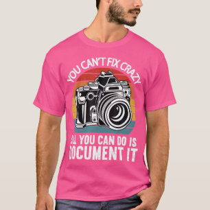クレイジーは直せない 記録するしかない P Tシャツ
