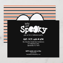クレイジーアイーズ ハロウィンパーティー おばけのハロウィン 招待状