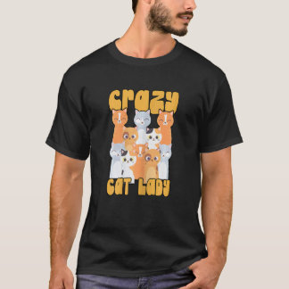 クレイジーキャットレディ キティ 子猫 動物 かわいい 素敵 Tシャツ