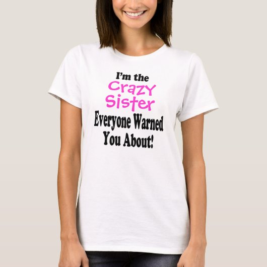 クレイジーシスターTシャツ Tシャツ (正面)