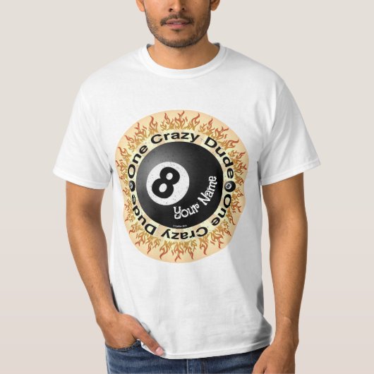 クレイジーダッド・エイトボール Tシャツ (正面)