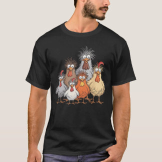 クレイジーチキンファミリーの友達 Tシャツ