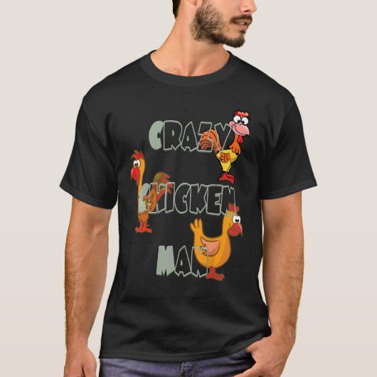 クレイジーチキンマンTシャツ Tシャツ (正面)