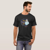 クレイジーチキンレディー 女性 鶏 Tシャツ (正面フル)