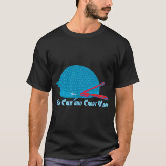 クレイジーチキンレディ 面白いニワトリのイラスト Tシャツ