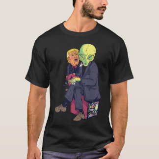 クレイジーチキンレディ 面白いニワトリのイラスト Tシャツ