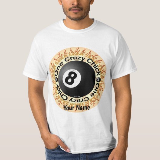 クレイジーチックエイトボール Tシャツ (正面)