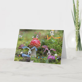 "クレイジーバニーズ！" グリーティングカード