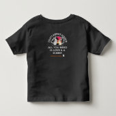 クレイジーバニーパーソン トドラーTシャツ (裏面)