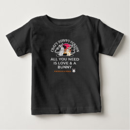 クレイジーバニーパーソン ベビーTシャツ
