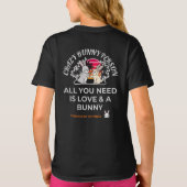 クレイジーバニーパーソン Tシャツ (裏面)
