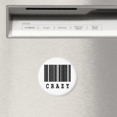 クレイジーバーコードデザイン マグネット (インサイチュ (食洗機))
