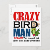 クレイジーバードマン ポストカード (正面/裏面)