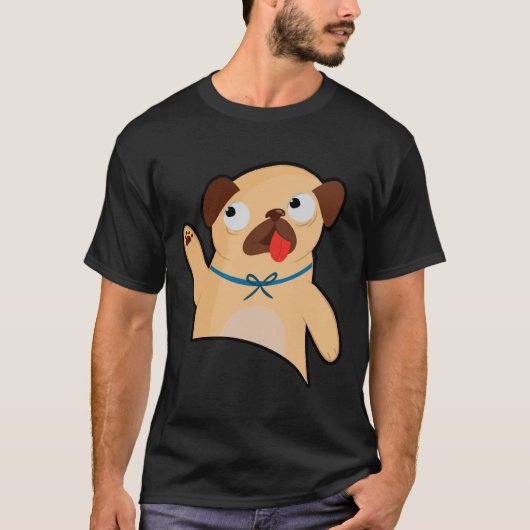 クレイジーパグ レディ クラシック 210 Tシャツ (正面)