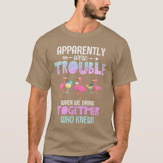 クレイジーフラミンゴの仲間たち少年 Tシャツ