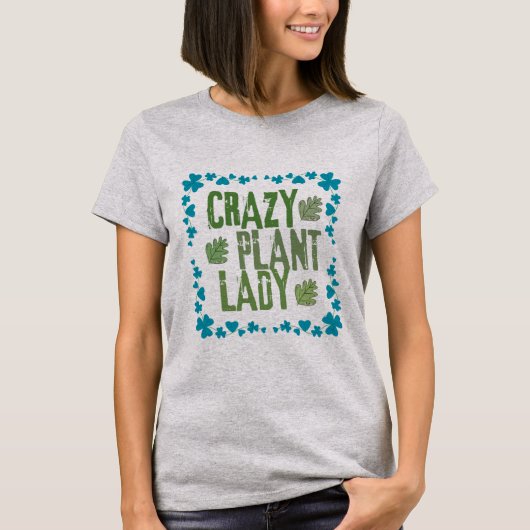 クレイジープラントレディ Tシャツ (正面)