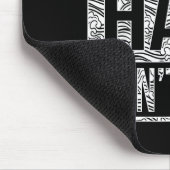 クレイジーヘアでも気にしないTシャツ マウスパッド (コーナー)