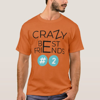 クレイジーベストフレンド レトロ Tシャツ