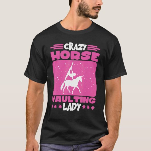 クレイジーホース馬術体操レディ馬術体操 Tシャツ (正面)