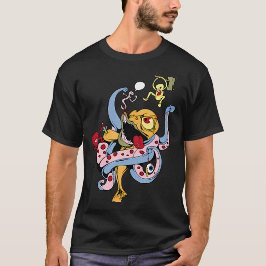 クレイジーモンスターマフィッシュキャラクター Tシャツ (正面)