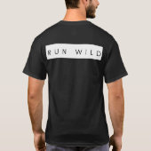 クレイジーヨーキー メンズ ベーシック パーカー Tシャツ (裏面)