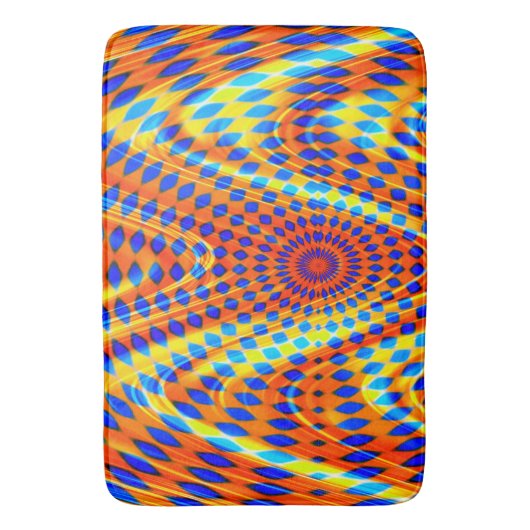 クレイジー波…..... バスマット (正面縦)