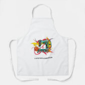 クレイジー・アート エプロン (正面)