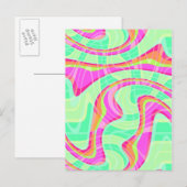 クレイジー ウェーブス ポストカード (正面/裏面)