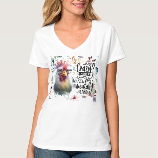 クレイジー・チックTシャツ Tシャツ (正面)