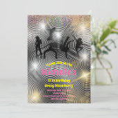 クレイジー ディスコ サイケデリック バースデー 招待状 (スタンド正面)