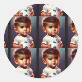 クレイズロナウドステッカー ラウンドシール