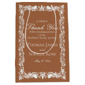 クレイタイルタラベラフィスペインのエスタ結婚式の引き出物 ミディアムペーパーバッグ (正面)