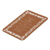 クレイタラベラタイルスペインのフィエスタデイトを保存 マグネット (左側)