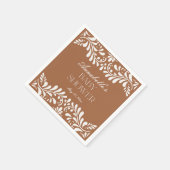 クレイタラベラタイルスペインのフィエスタベイビーシャワー スタンダードカクテルナプキン (角)